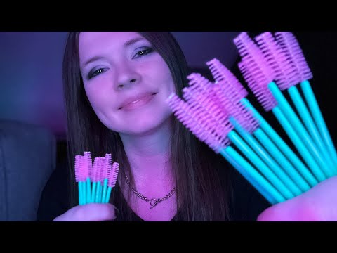 ASMR SPECIAL REQUEST Mascara Wand/Spoolie Triggers