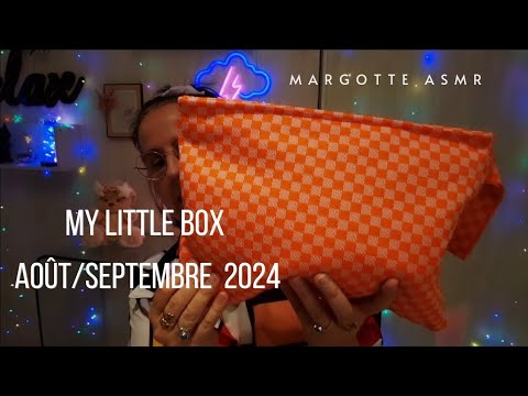 Asmr français,Unboxing  "M'y little box Août/Septembre 2024, double box.