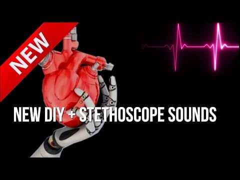 My Robotic Heartbeat With A *NEW* DIY Steth | Female Heartbeat ASMR