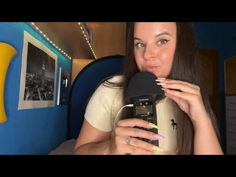 ASMR en mi cama ~ atención personal para dormir con Tascam 💤