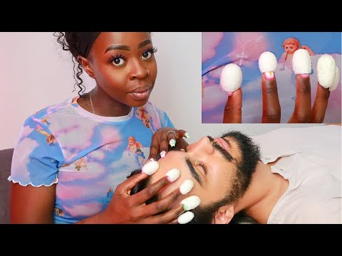 Trying To Give My Husband ASMR With SILKWORM COCOONs | 🤤goosebumps