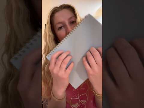 ASMR Textured Planner Tapping and Scratching #asmr #asmrsounds #relax #asmrsounds #asmrtriggers