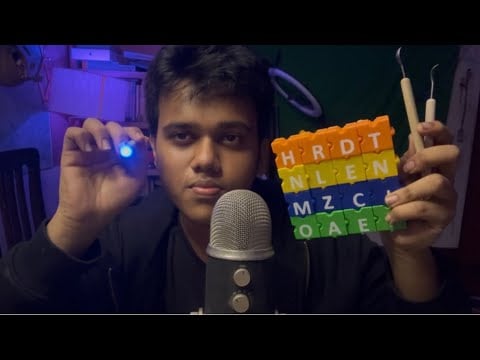 8 Minutes ASMR Fast Cranial Nerve Exam 