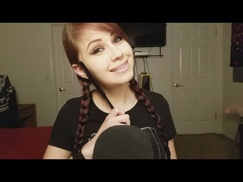 ASMR | Long Wet Hair Combing, Brushing, Braiding/Styling | No Talking