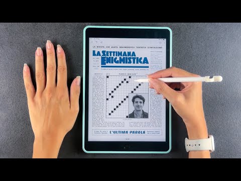 ASMR 📝 SETTIMANA ENIGMISTICA di LUGLIO (Whispering)