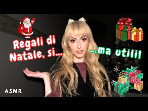REGALI DI NATALE UTILI🎁🎄RELAXING VIDEO🎅🏻{ASMR ITA🇮🇹} #whispering 