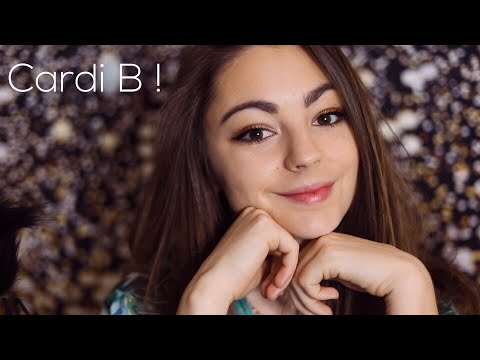 ASMR FRANCAIS ♡ CARDI B TRIGGER WORLD (Ronron, mots déclencheurs, fourrure) ♡