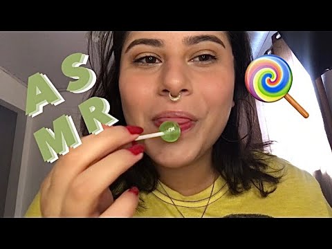 ASMR | 🍭 SONS DE BOCA SATISFATÓRIOS COM PIRULITO QUE EXPLODE 🤯