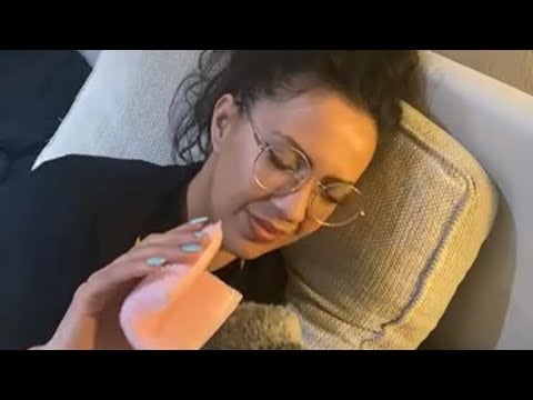 💤 Petit live improvisé, les amis - popcorn, éponge craquelante, caresses pinceaux , chuchotement 😍