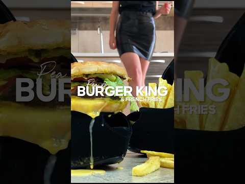 Cheeseburger vs. French Fries! Messy Food Crushing In Heels! Oddly Satisfying! ASMR