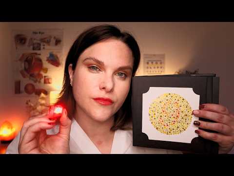ASMR Detailed Eye Exam | Colour Vision Test