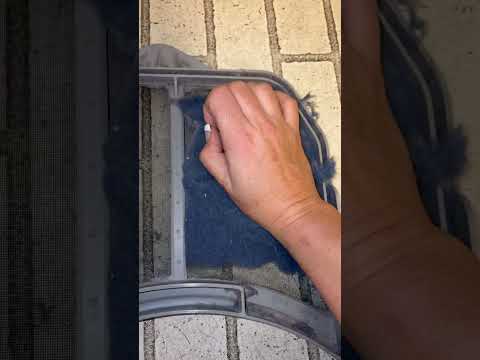 Satisfying dryer vent cleaning  #dryerventcleaning #cleaning #asmr #satisfying ￼
