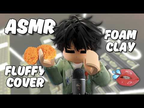 Roblox ASMR with triggers you'll love 🧸 (rambling, fluffy cover, foam clay)