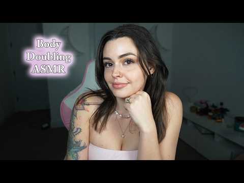 LET'S GET SOME WORK DONE!! | Body Doubling ASMR With Typing, Eating, & Intense Focus