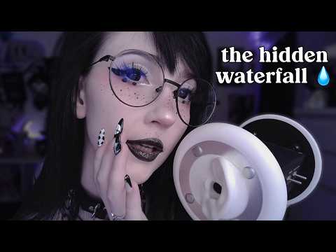 asmr ☾ follow my whisper to the secret waterfall 💧 [soft whispering]