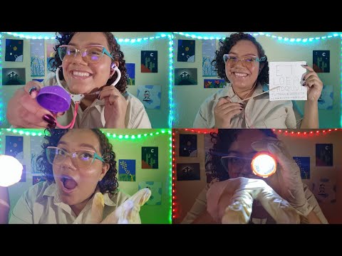 ASMR MÉDICAS CUIDANDO DE VOCÊ durante 20 MINUTOS 😍👩🏽‍⚕️