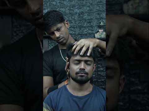 Indian Relaxing ASMR Head Massage Therapy By Indian Barber Ujjal #shorts