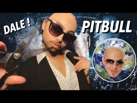 ASMR~ Pitbull gives you a Fast and Aggressive Haircut 🔥🌎