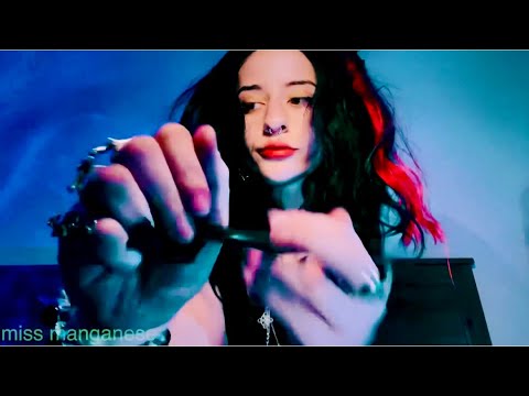 ASMR - FAST chaotic haircut by fast chaotic girl - unpredictableeeeeee