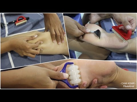 ASMR Relaxing Foot Massage - Mixed Tools | Brother