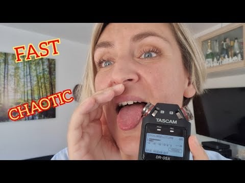 🔥 ASMR FAST CHAOTIC WET & DRY MOUTH SOUNDS 🔥 | Intense Triggers for Tingling Relaxation! #asmr