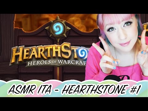 ❤ASMR ITA❤ HEARTHSTONE & HARD CANDY EATING sounds