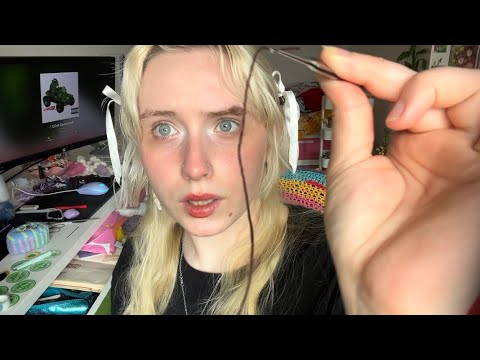 lofi asmr! [subtitled] plucking your negative energy! fixing your feelings!