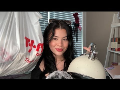 ASMR tjmaxx haul 🩷
