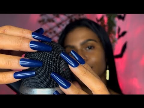 ASMR MIC SCRATCHING ATÉ VOCÊ DORMIR 