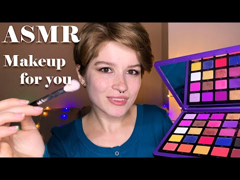 АСМР подруга сделает тебе макияж 💄😍 / ASMR friend does your makeup 💄😍 Triggers + mouth sounds 💋