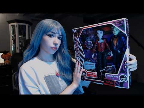 ASMR Monster High Doll Unboxing Kieran & Spelldon | Tapping, Whispering