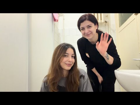Asmr Türkçe - Kardeşimin saçlarını boyuyorum 🧤