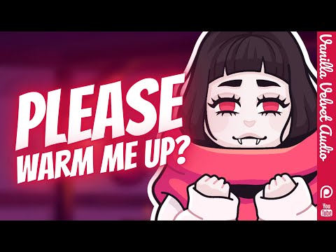 Shy Vampire Roommate Begs to Cuddle for Warmth [ASMR Roleplay] [Soft Voice] [Confession] [Cuddling]