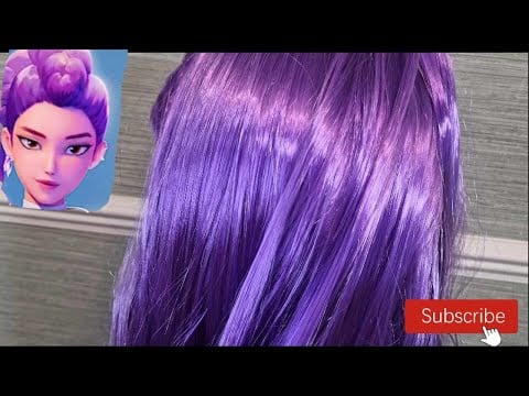 ASMR KPop Demon Hunters - hair play & hair brushing on Rumi   & cute stickers !