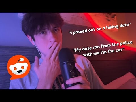 ASMR | Reading Reddit date horror stories (with inhaled whispers 🌬️)  