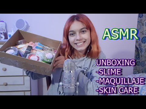 ASMR UNBOXING CAJA MISTERIOSA| TAPPING, SLIME Y + | SOFIWI