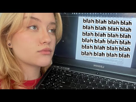 ASMR But I’m Writing My Thesis | Typing, Tapping, Scratching | NightNight Tingles ASMR