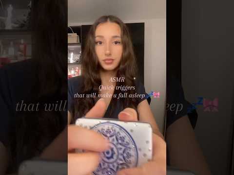 Asmr  for sleep | quick triggers🎀💤 #asmr #sleep #fast #quick #tapping #scratching #relax #tingles