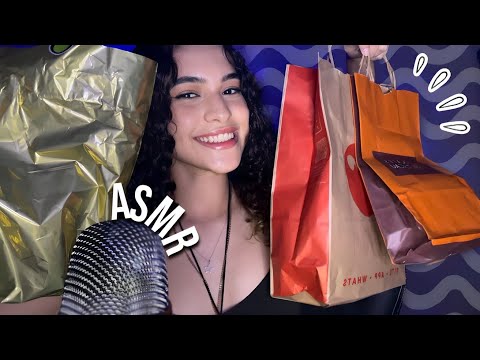 ASMR | ABRINDO MEUS PRESENTES DE ANIVERSÁRIO! - 18 anos 🎉