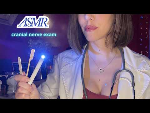 ASMR FR🇫🇷 L'Examen des Nerfs Crâniens le plus DÉTAILLÉ et RÉALISTE 🩺 Relaxant 😴 Cranial Nerve Exam