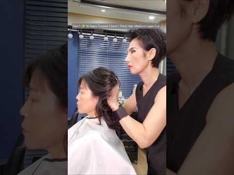Hair Salon ASMR | Korean Hair Transformation - Beautiful Results