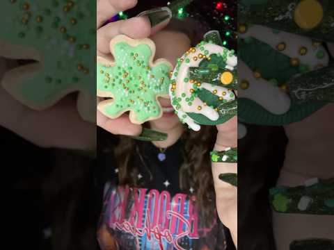 Which fake COOKIE is your fav?🍀 #asmr #stpatricksday #whispering #tingles #bestlifebybrooke #relax