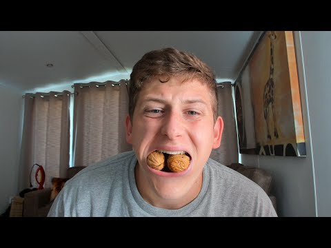 ASMR BUSTING A NUT 🥜 😫 💧