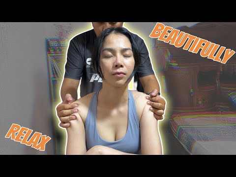 RELAX with this ASMR Massage - Head Hand & Back Massage