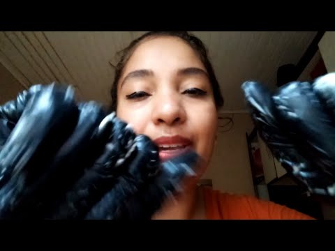 ASMR Massagem e Relaxamento nas costas e braços para uma noite calma, com luvas e creme 🌿🌙