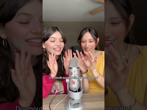 ASMR Mouth Sounds With @dakotabasmr  #asmr