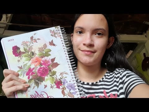 asmr  mostrando meu material escolar 2022 (asmr Brasil - asmr br) #higorgeousasmr