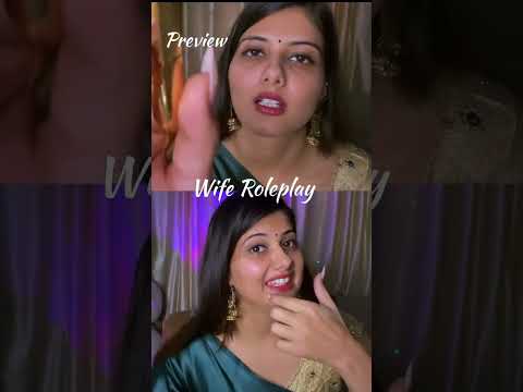 Hindi ASMR Wife Role play-Trailer! Picture Abhi Baki hai- Saturday 10pm.  #asmrvideo #sleep #wife