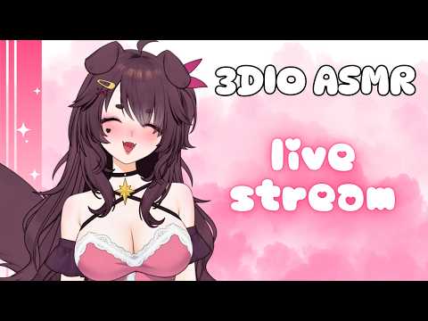3DIO ASMR ♡ Puppy GF Takes Good Care of You ˖ ࣪⚝⋆ kisses, soft speaking~