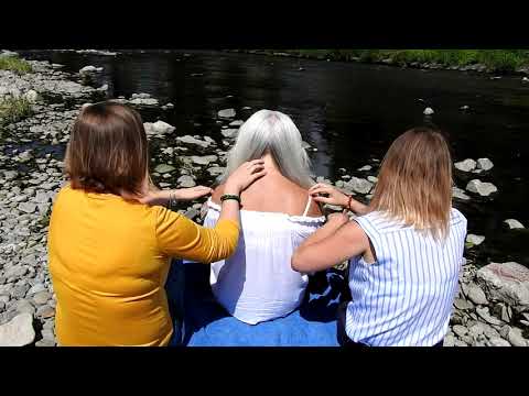 Hair play, back stroke*ASMR